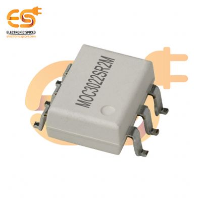 MOC3022SR2M Optoisolator Triac Output 4170Vrms 1-Channel 6-SMD Gull Wing